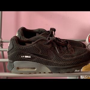 Black and gray air max.